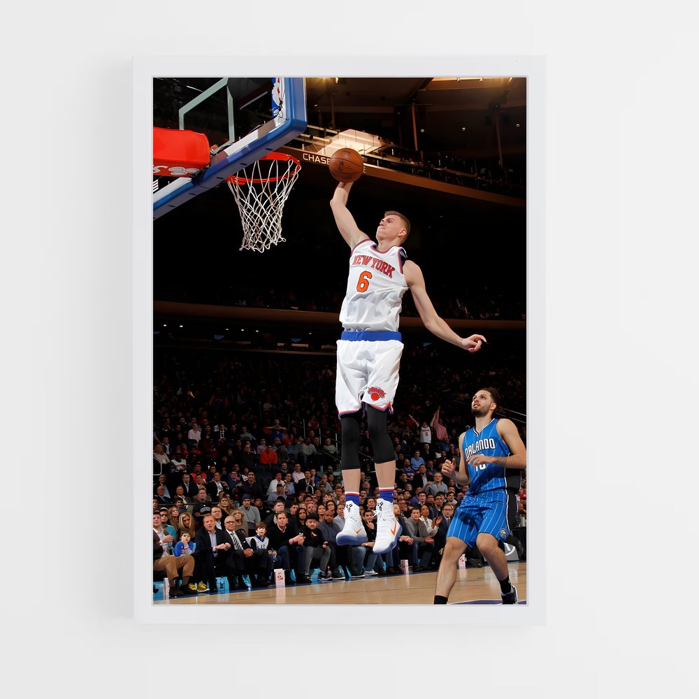 Poster Kristaps de porzingis – affiche Basketball (vue 3)